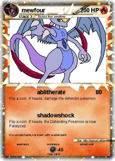 Pokemon mewfour