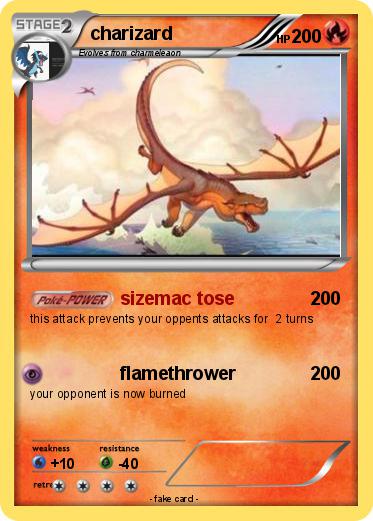 Pokemon charizard