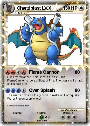 Pokemon Charziblast LV.X