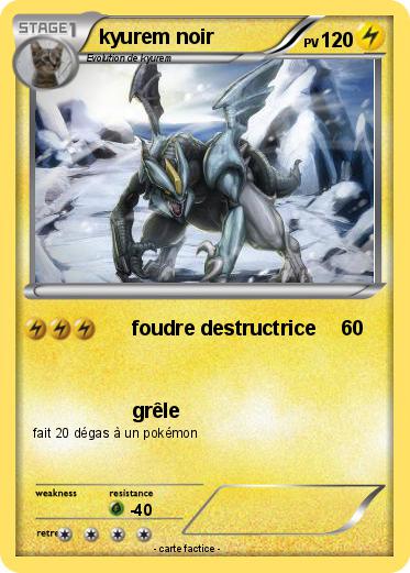 Pokemon kyurem noir