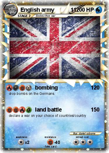 Pokemon English army           11