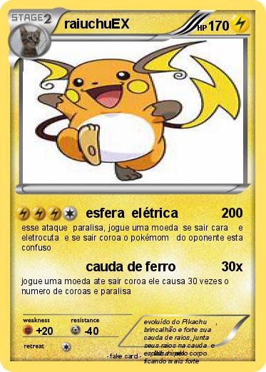 Pokemon raiuchuEX