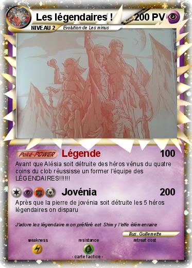 Pokemon Les légendaires !