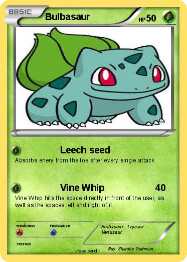 Pokemon Bulbasaur