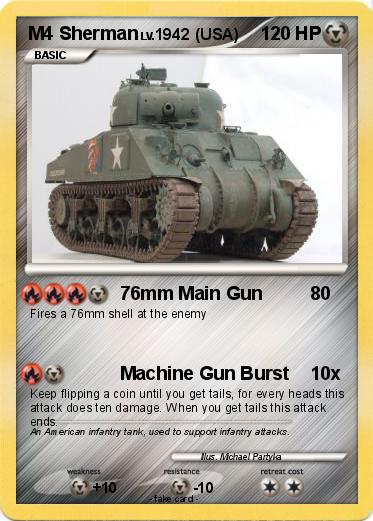 Pokemon M4 Sherman