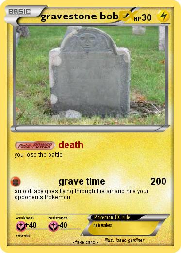 Pokemon gravestone bob