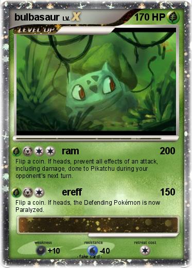 Pokemon bulbasaur