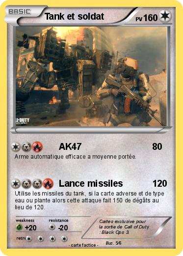 Pokemon Tank et soldat