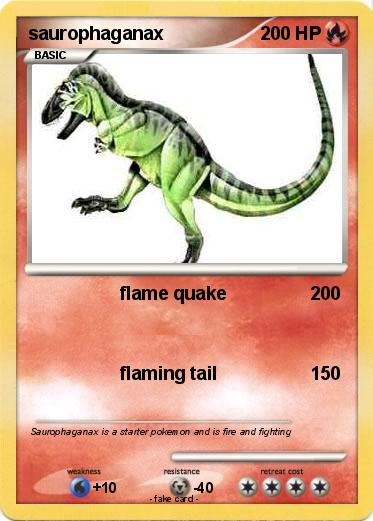Pokemon saurophaganax