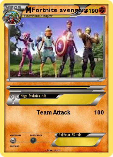 Pokemon Fortnite avengers
