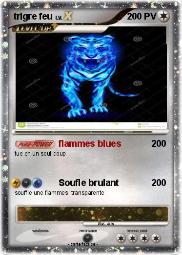 Pokemon trigre feu