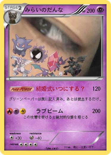 Pokemon みらいのだんな