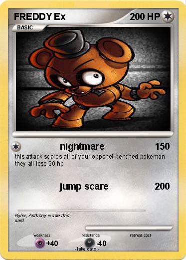 Pokemon FREDDY Ex