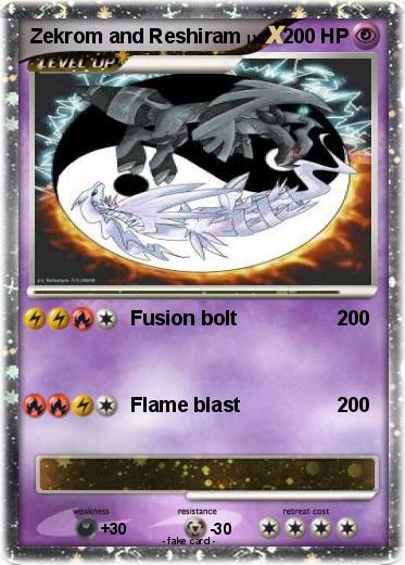 Pokemon Zekrom and Reshiram