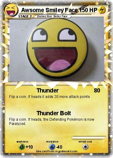 Pokemon Awsome Smiley Face