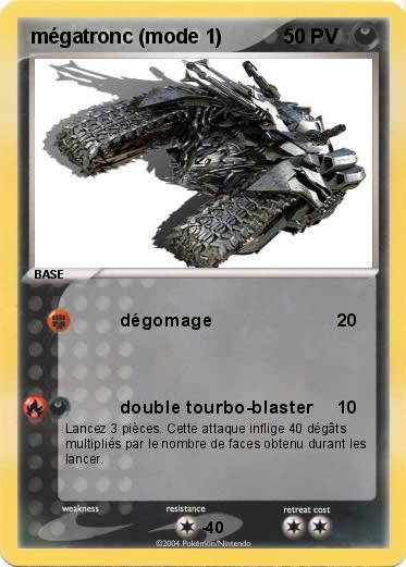 Pokemon mégatronc (mode 1)