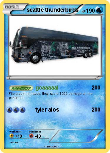 Pokemon seattle thunderbirds