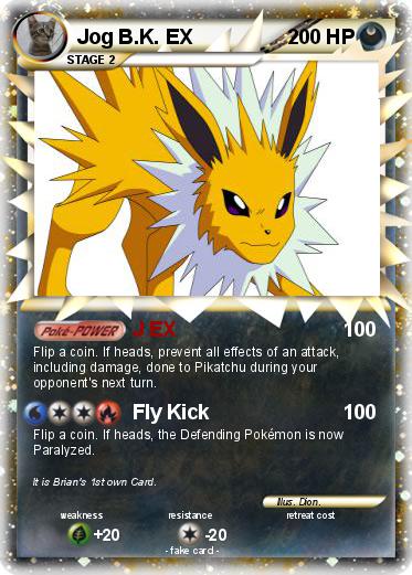 Pokemon Jog B.K. EX