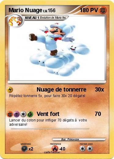 Pokemon Mario Nuage