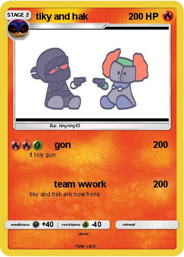 Pokemon tiky and hak