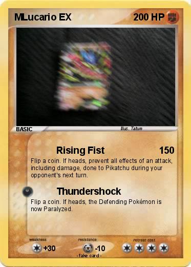 Pokemon MLucario EX