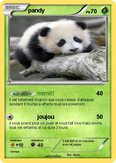 Pokemon pandy