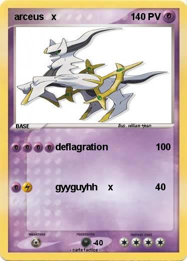 Pokemon arceus   x