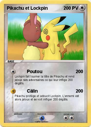 Pokemon Pikachu et Lockpin