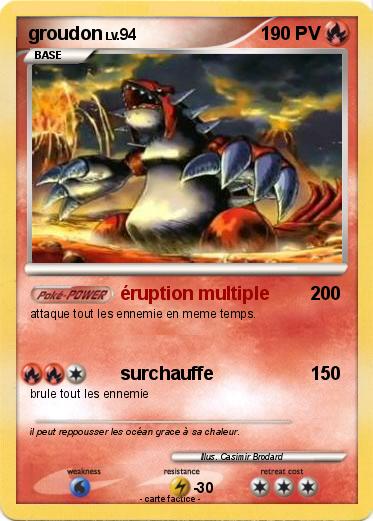 Pokemon groudon