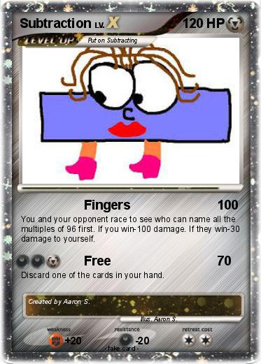 Pokemon Subtraction