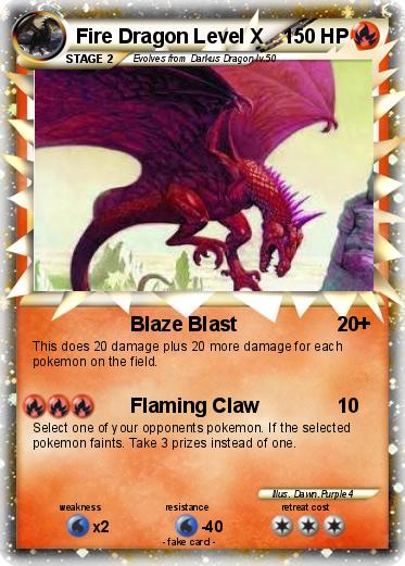 Pokemon Fire Dragon Level X