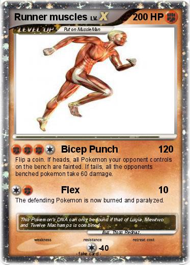 Pokemon Runner muscles