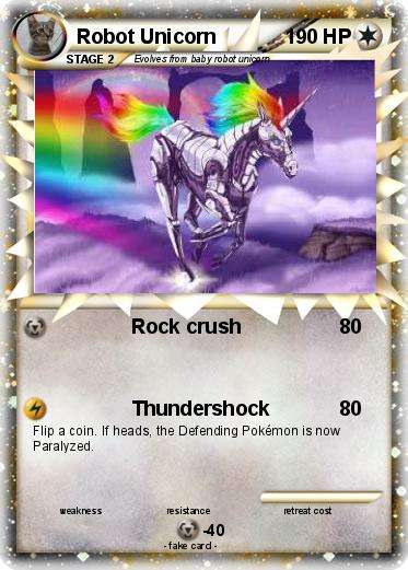 Pokemon Robot Unicorn