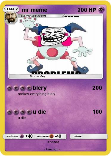 Pokemon mr meme