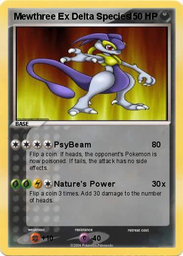 Pokemon Mewthree Ex Delta Species