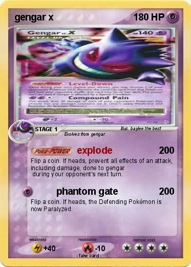Pokemon gengar x