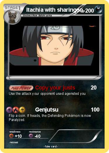 Pokemon Itachia with sharingan