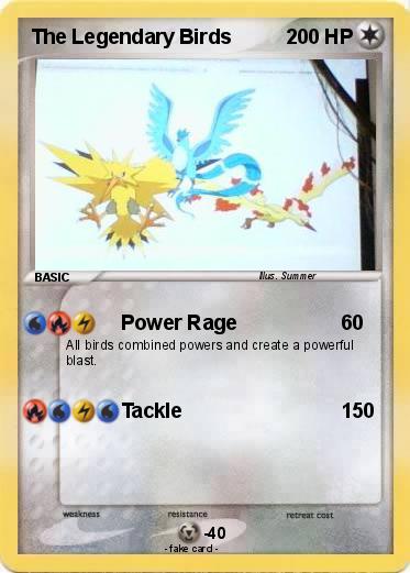 Pokemon The Legendary Birds