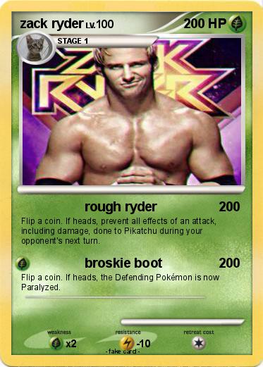 Pokemon zack ryder