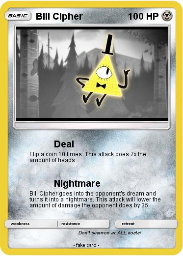 Pokemon Bill Cipher