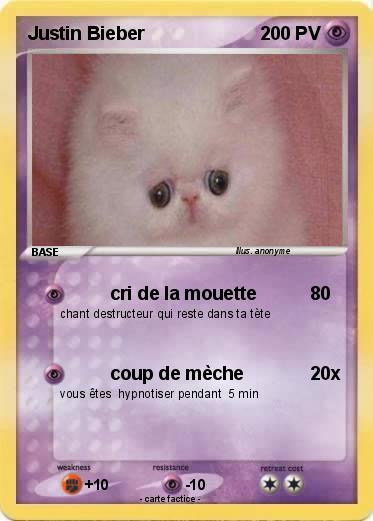 Pokemon Justin Bieber