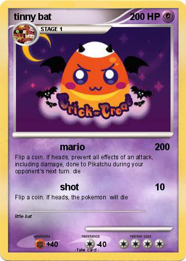 Pokemon tinny bat