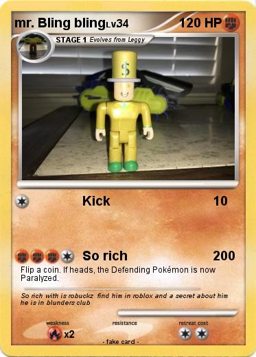 Pokemon mr. Bling bling