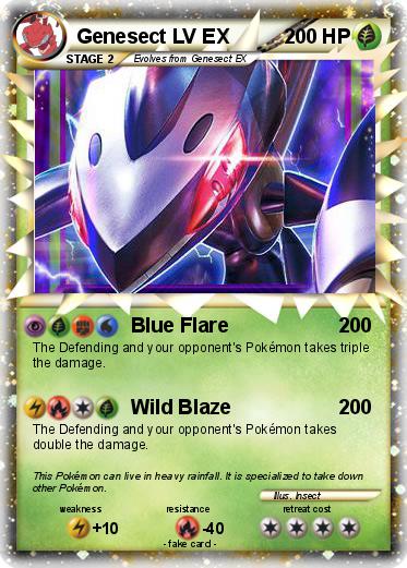 Pokemon Genesect LV EX