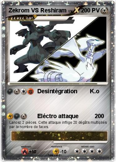 Pokemon Zekrom VS Reshiram