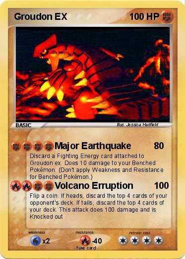 Pokemon Groudon EX