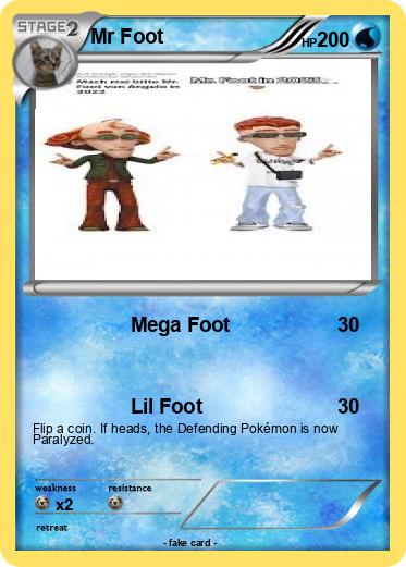 Pokemon Mr Foot
