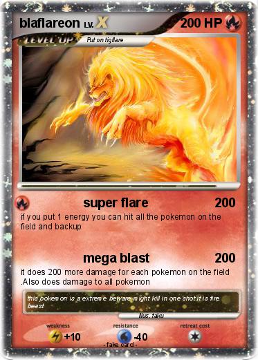 Pokemon blaflareon