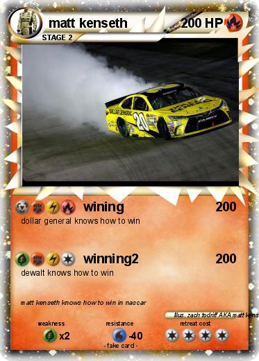 Pokemon matt kenseth