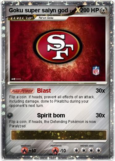 Pokemon Goku super saiyn god